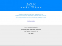 azurblau.de Webseite Vorschau