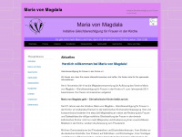 mariavonmagdala.de Webseite Vorschau