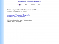 augsburger-theologie-gespraeche.de Webseite Vorschau