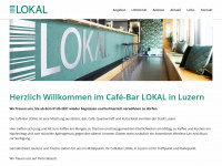 cafe-bar-lokal.ch Webseite Vorschau