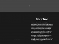 berliner-kneipenchor.de Webseite Vorschau