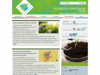 pflanzen-forschung-ethik.de Webseite Vorschau