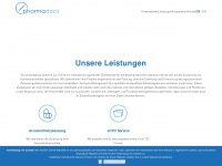 pharmadocs.de Webseite Vorschau