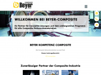 beyer-composite.de Webseite Vorschau