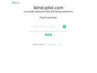 blind-pilot.com Webseite Vorschau