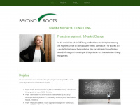 beyond-roots.com Webseite Vorschau