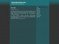 beyondsounds.net Webseite Vorschau