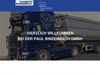 binzenbach-transporte.de Webseite Vorschau