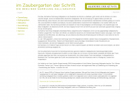 berliner-sammlung-kalligrafie.de Webseite Vorschau