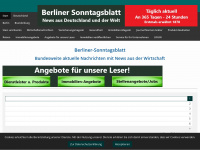 berliner-sonntagsblatt.de Webseite Vorschau
