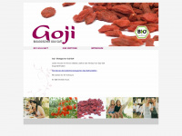 bio-goji.de Webseite Vorschau