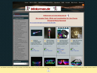 blinkyman.de Webseite Vorschau