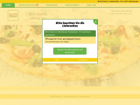 blitz-pizzeria.de Webseite Vorschau