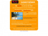 blitz-reisen.com Webseite Vorschau
