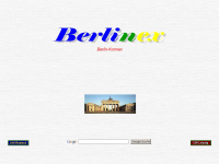 berlinex.de Webseite Vorschau