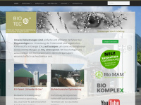 bio-tec.eu Webseite Vorschau