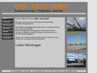 bfb-hille.de Webseite Vorschau