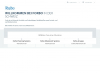 forbo.ch Webseite Vorschau