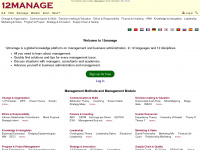12manage.com Webseite Vorschau