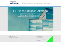 dr-hc-altmann.de Webseite Vorschau