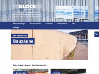 block-bauzaun.de Webseite Vorschau