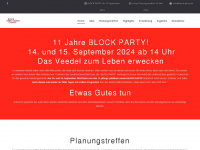 block-party.de Webseite Vorschau