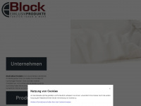 block-produkte.de Webseite Vorschau