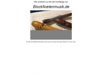 blockfloetenmusik.de Webseite Vorschau