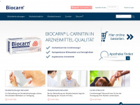 biocarn.de Webseite Vorschau