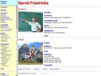 bernd-friedrichs.de Webseite Vorschau