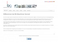 bg-maschinenservice.de Webseite Vorschau