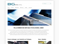 bg-stahlhandel.de Webseite Vorschau