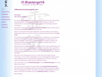 bioenergetik.com Webseite Vorschau