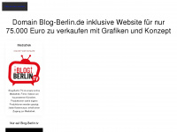 blog-berlin.de Webseite Vorschau