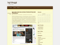 bgibloggt.wordpress.com Webseite Vorschau