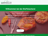 biofleischerei.com Webseite Vorschau
