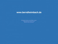 berndheimbach.de Webseite Vorschau