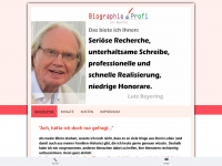biographie-profi.de Webseite Vorschau