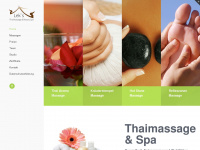 bhanthai-spa-massage.de Webseite Vorschau