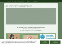berner-vom-stetsambach.de Webseite Vorschau