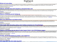 blogdings.de Webseite Vorschau