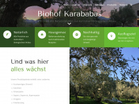 biohof-karababas.com Webseite Vorschau
