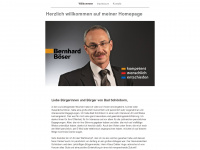 bernhard-boeser.de Webseite Vorschau