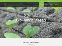 biojungpflanzen.de Webseite Vorschau