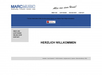 marcmusic.de Webseite Vorschau