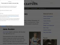 classic-literature.co.uk Webseite Vorschau
