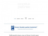 optik-petrak.de Webseite Vorschau