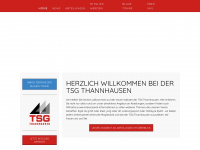 tsg-thannhausen.de Webseite Vorschau