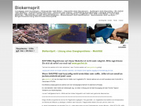 biokernsprit.org Webseite Vorschau