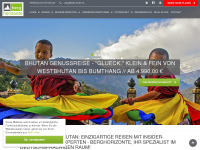 bhutan-horizonte.de Webseite Vorschau
